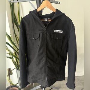 Sons Of Anarchy Official Denim & Cotton Biker Hooded Jacket